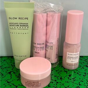 New Glow Recipe Makeup Primer & Hydration Set - Pink & Green